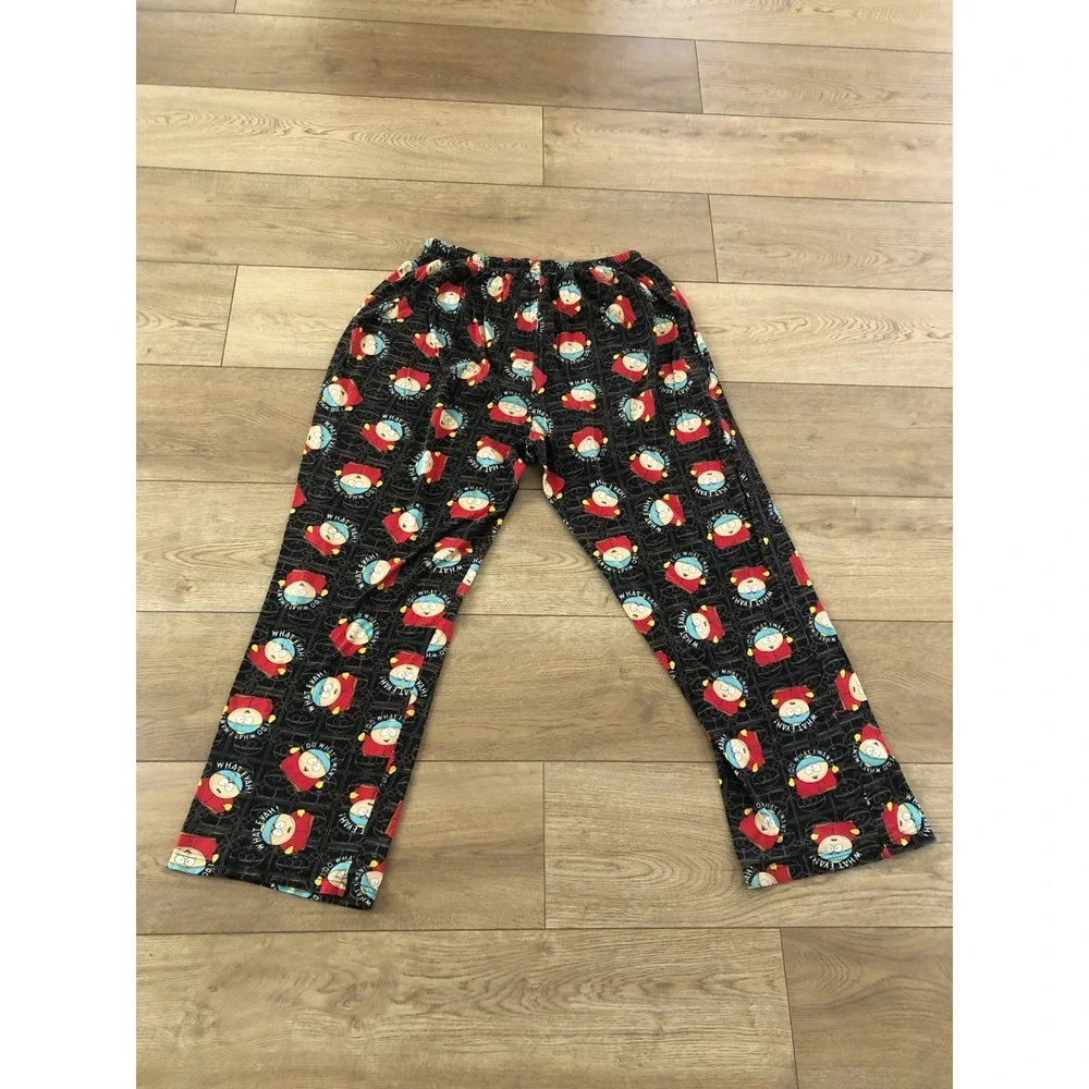 South Park Pajama Pants Large Cartman Comedy Central Lounge Sleepwear Y2K